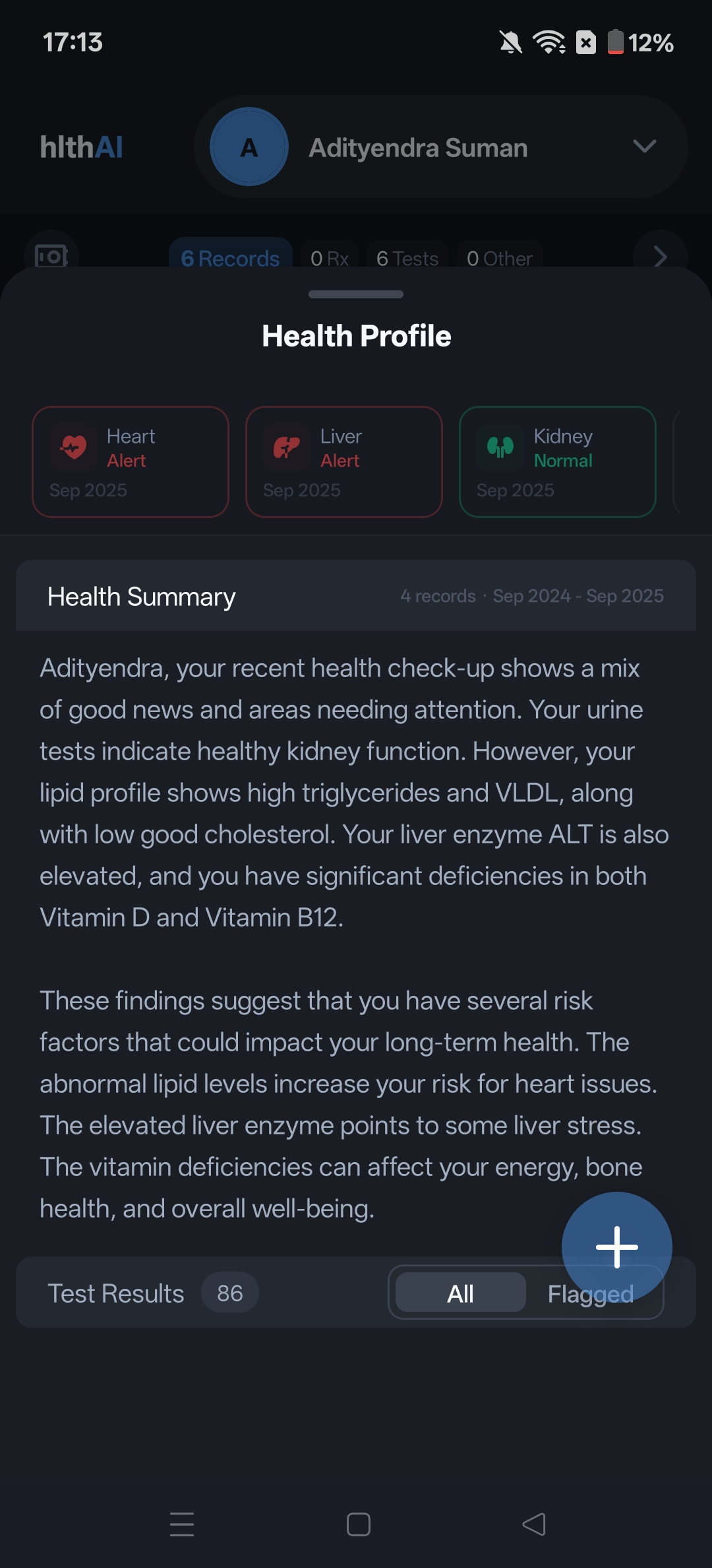 AI Health Summary